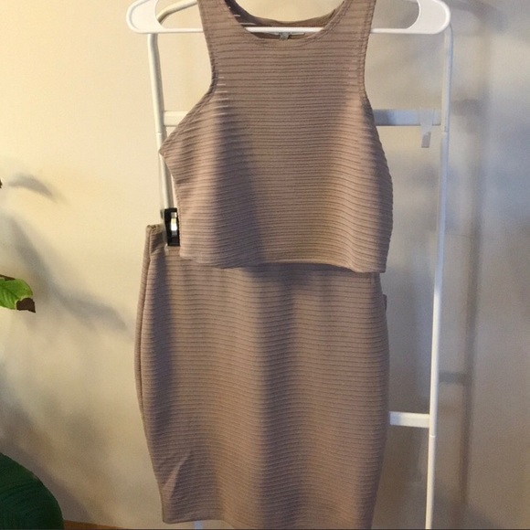 Taupe Two Piece Set - Picture 1 of 3